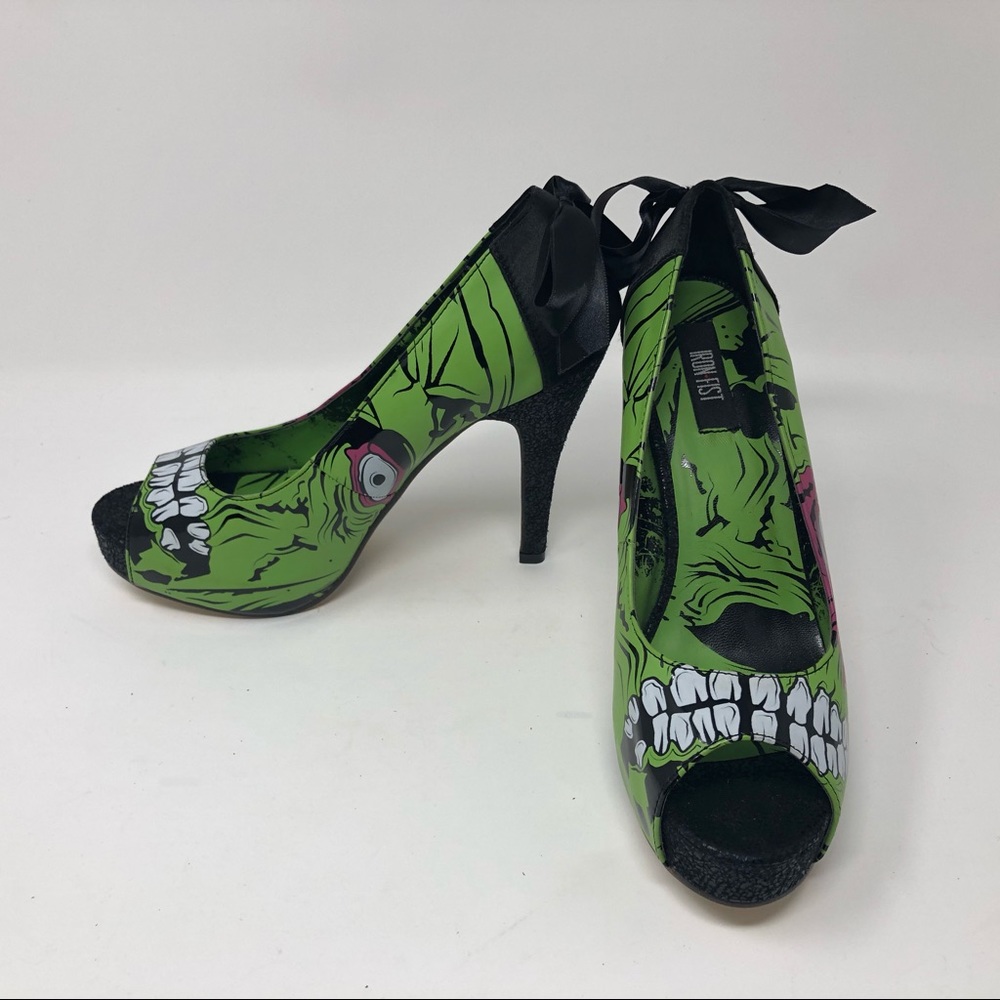 Iron Fist Womens High heels Zombie Platform